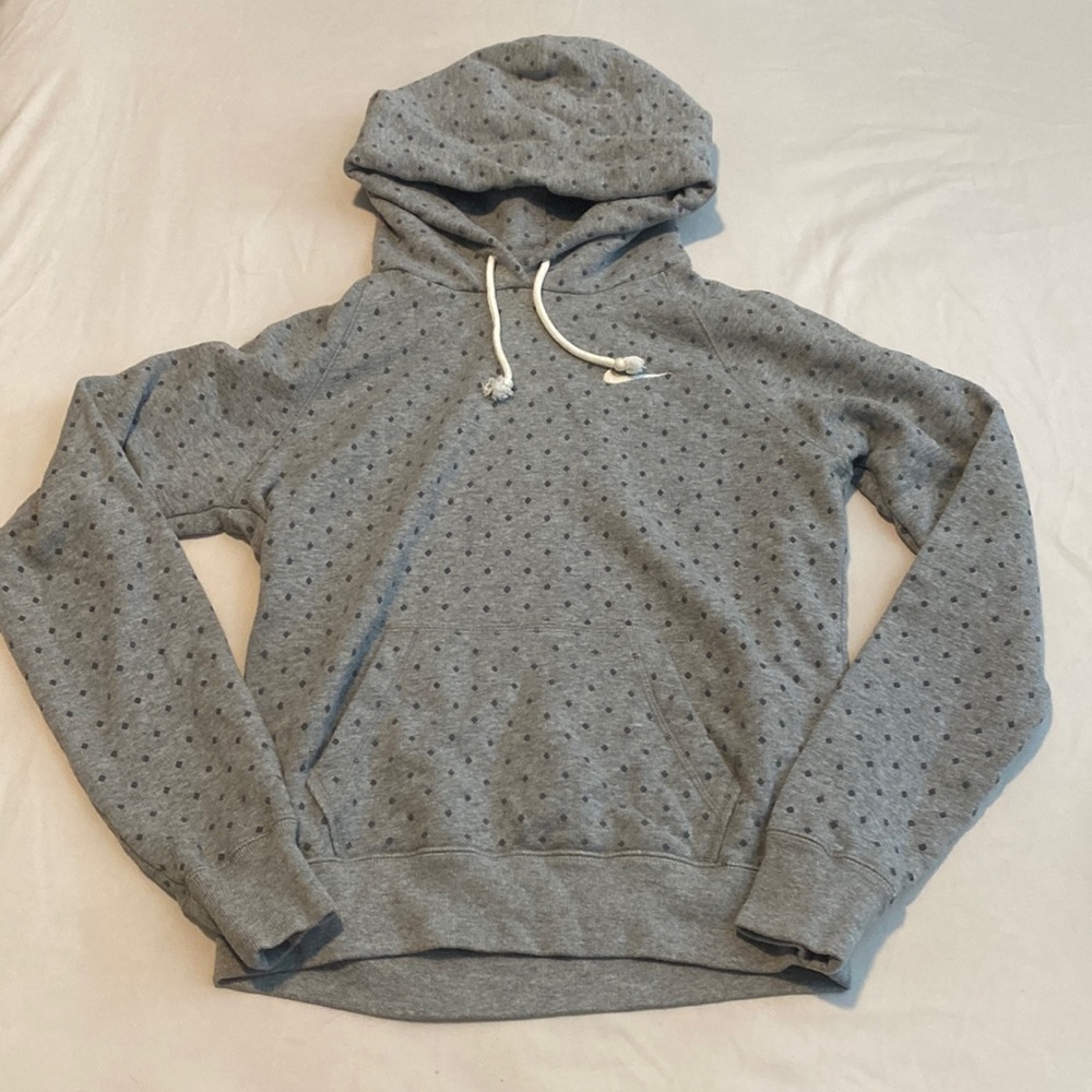 Nike Athletic Dept Grey Polkadot Hoodie. S